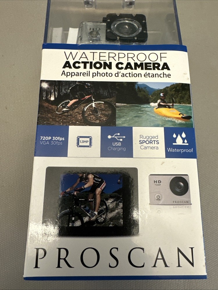 Proscan waterproof action camera UNTESTED