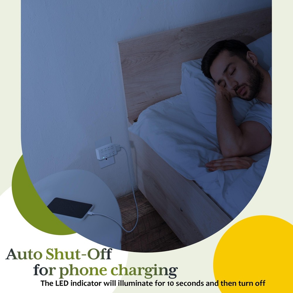 TG 8-Hour Indoor Countdown Plug-in Timer, Timer for Electrical 1 PACK, White