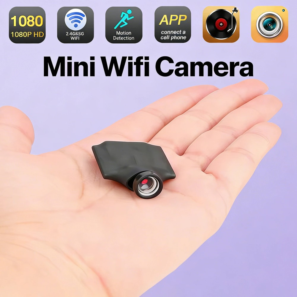 1080P HD Mini WiFi Camera Module Video Recorder Motion Detection Security