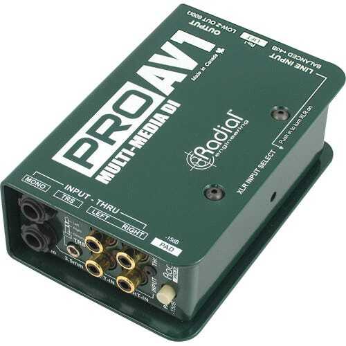 Radial Engineering ProAV1 1-channel Passive A/V Direct Box