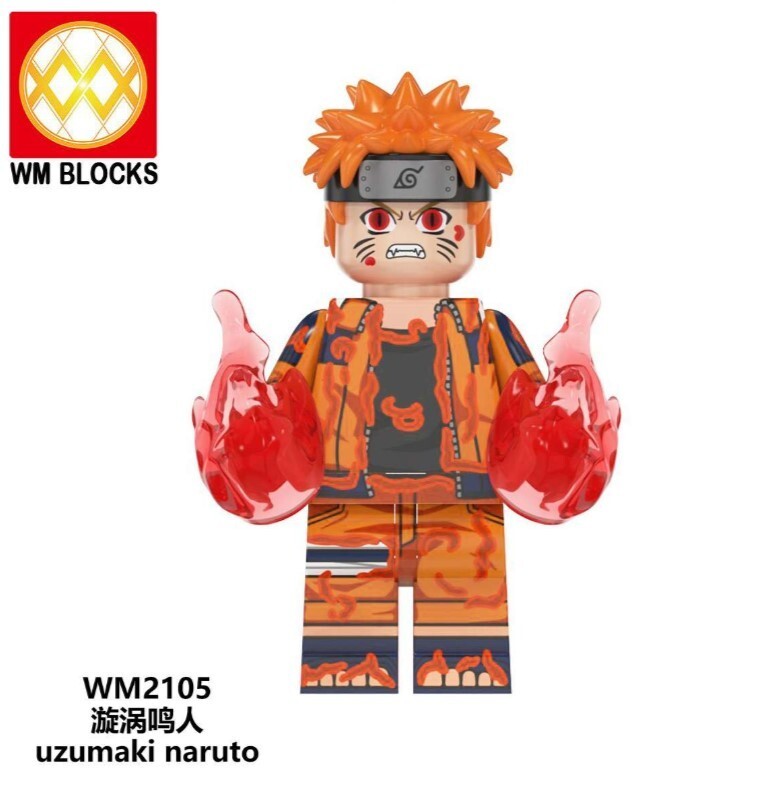 2 inch Custom, Naruto Miniature Figure with Base, New/Mint