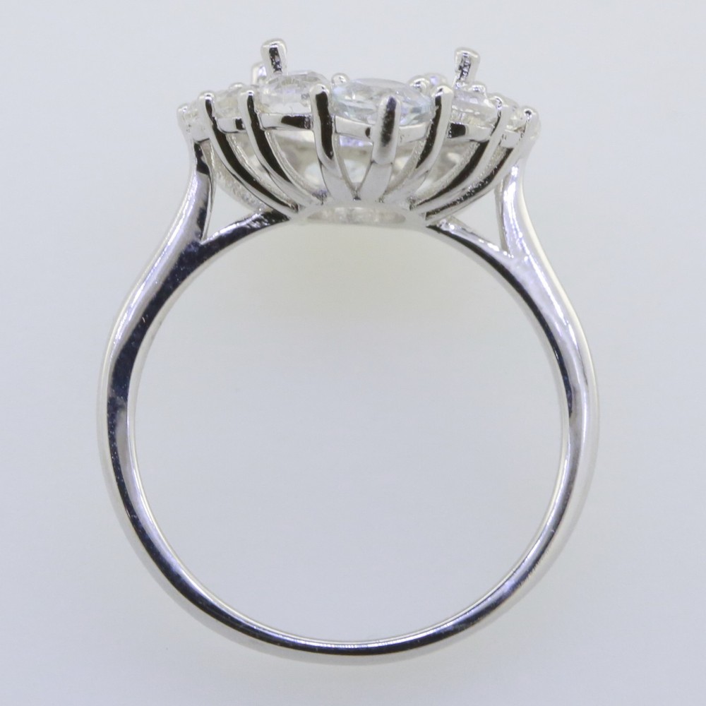 Sterling Silver Semi Mount Ring Setting Oval OV 11x9mm