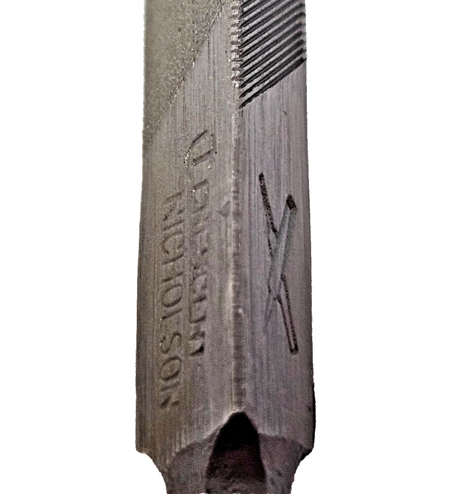 6" Extra Slim Taper File 14665MN Nicholson Single Cut Triangular