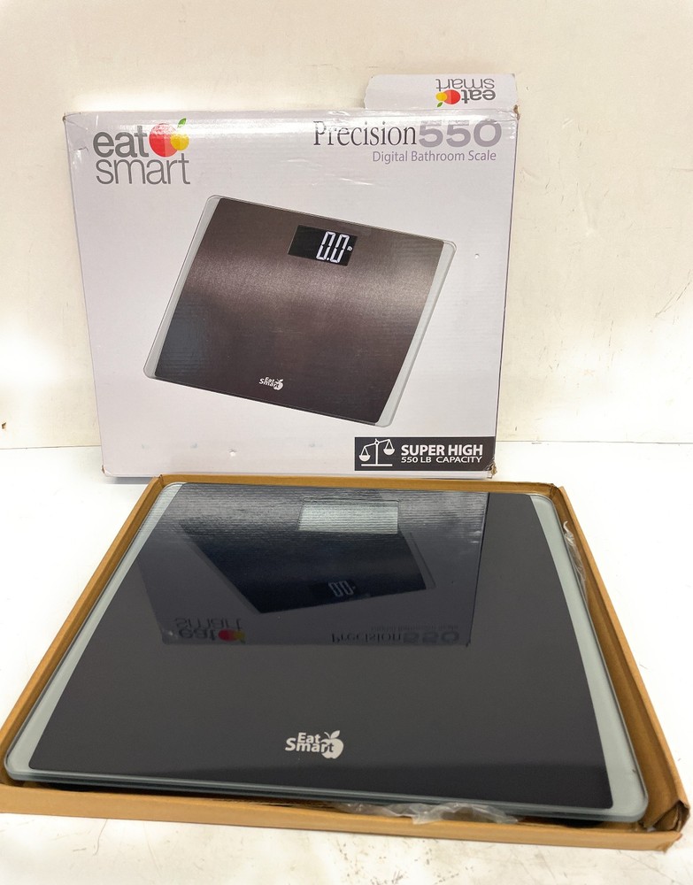 EatSmart Precision High Capacity 550 LB Digital Scale, Black, ESBS-56B