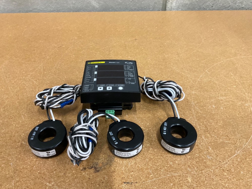 SQUARE D PowerLogic ION 6200 S620BA0A00 Module w/ 3 Current Transformers