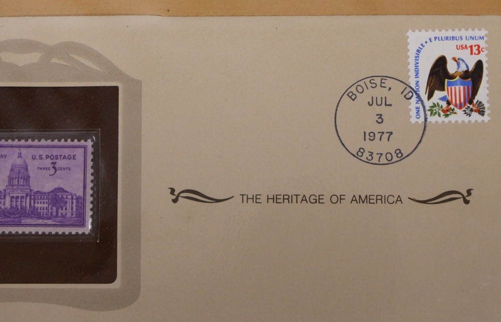 The Heritage of America Stamp Collection 17 Stamps & Envelopes
