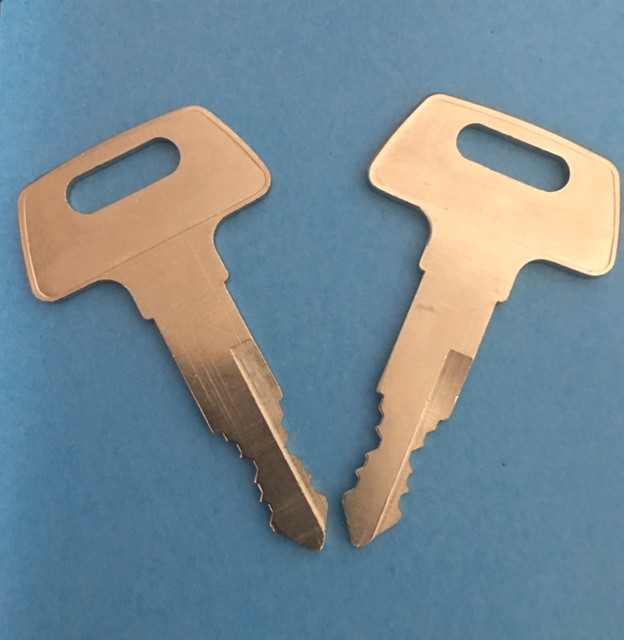 2 Yamaha Motorcycle Keys Cut to Code Replacement Keys Codes 2611-2625
