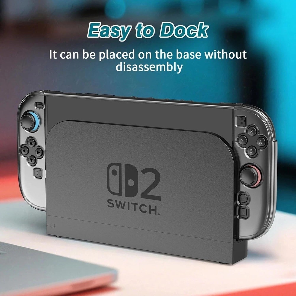 Clear Cover Case for Nintendo Switch 2 PC Protective Case for Nintendo Switch 2