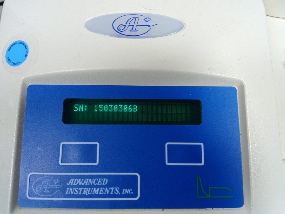 Advanced Instruments Model 3320 Micro Osmometer Single Sample w/DPU-414 Printer