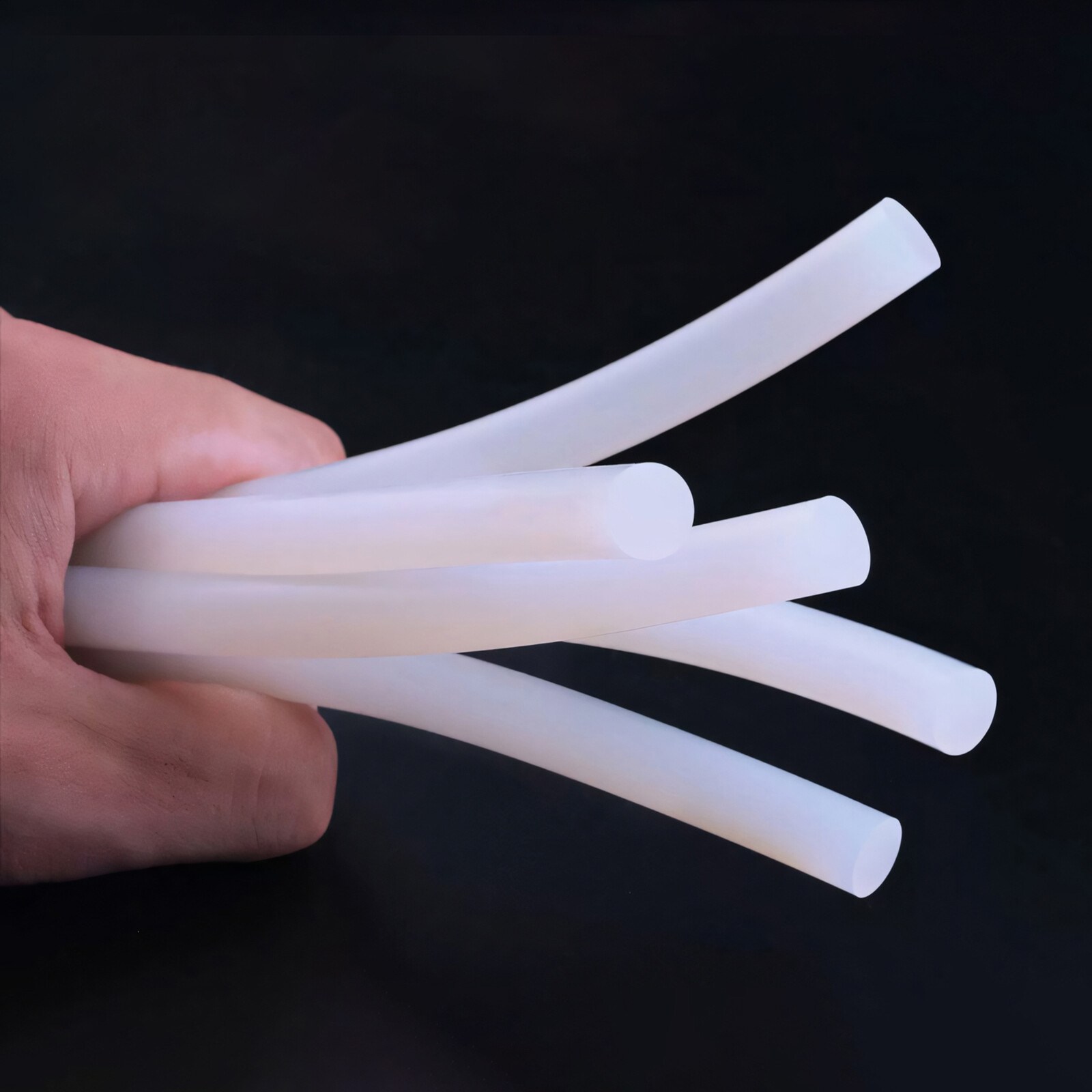 Silicone Rubber Cord White Round Strip Solid Rubber Strip Sealing Strip 1MM-30MM