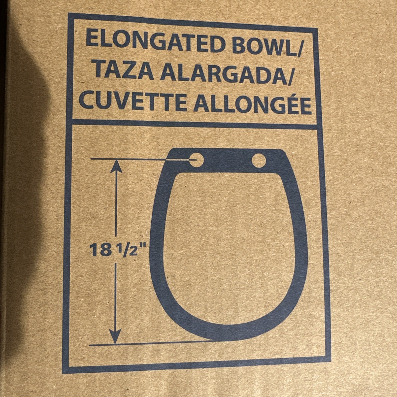 Jones Stephens C2B1E19BN Designer Wood Elongated Seat w/ Piano Walnut Finish