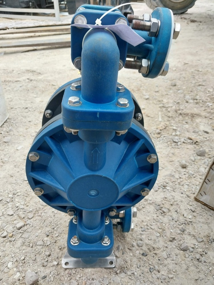 DP25PT Diaphragm Pump 1" Clamped Poly Teflon NPT Threads New