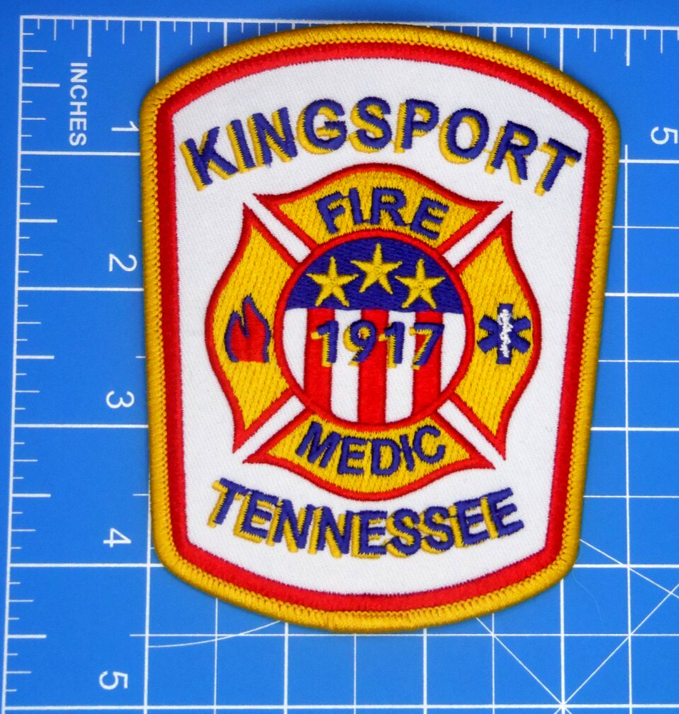 Kingsport Tennessee Fire Medic patch-Bin A