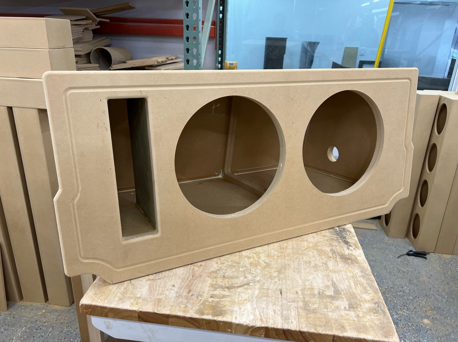 2010-2023 Dodge Charger Subwoofer Box 2 12” Recessed Ported Mega Bass