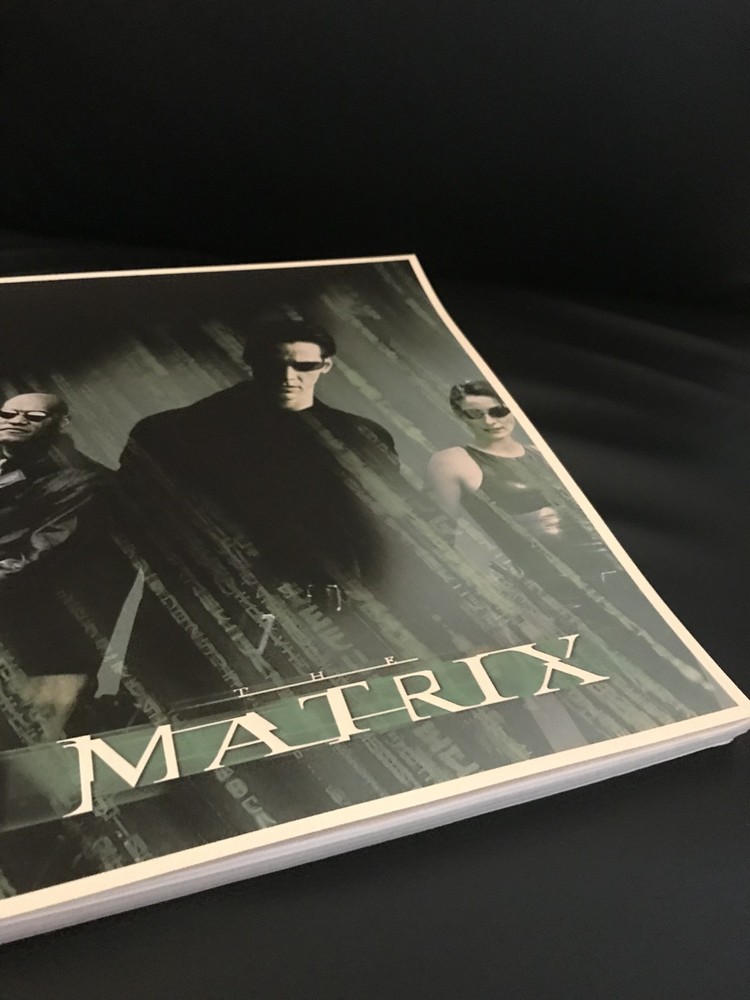 Warner Bros. THE MATRIX TRILOGY Rare Script SCREENPLAY SET Collection