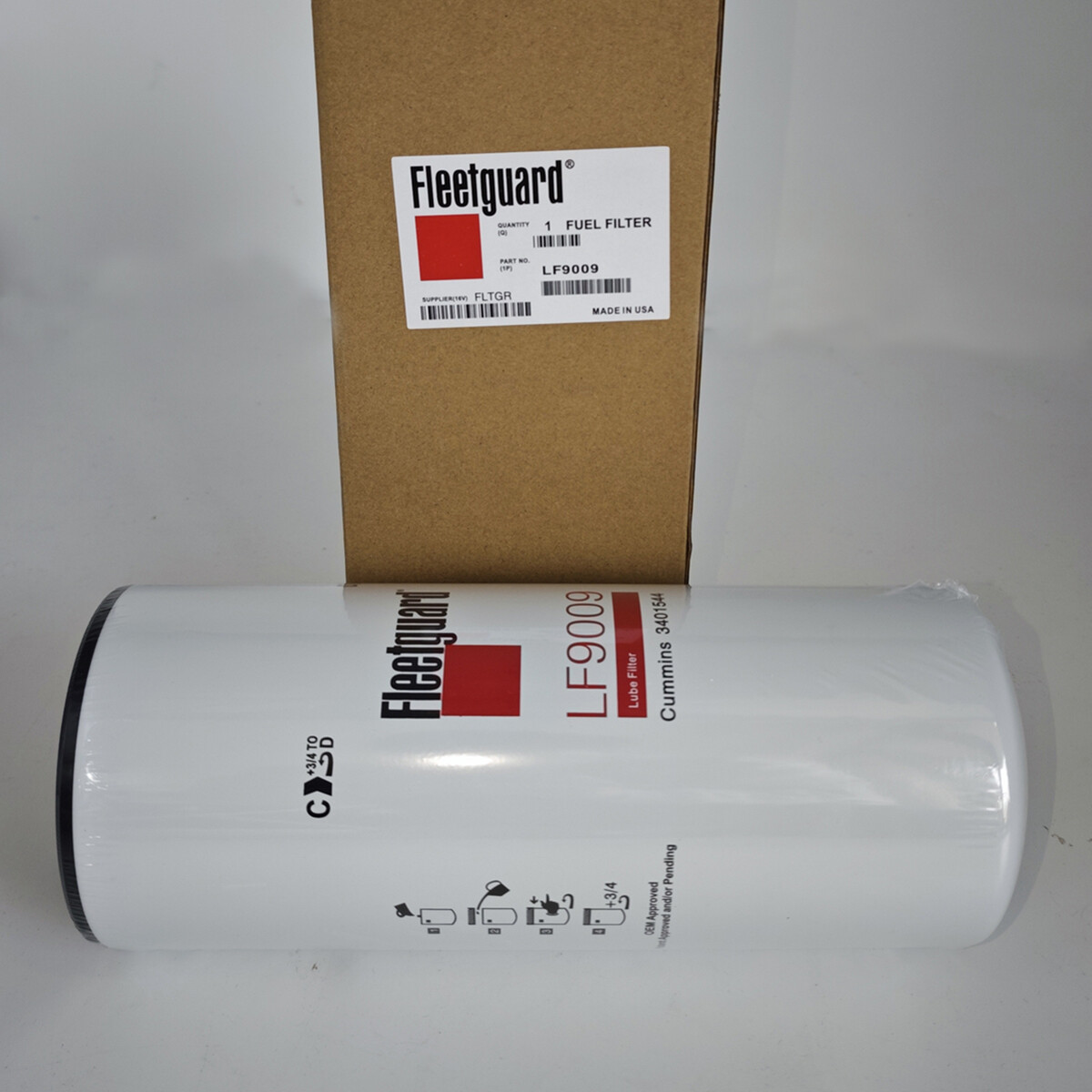 6 pack Fleetguard LF9009 NanoNet Fuel Filter Cummins LF14009NN for Foton Auman