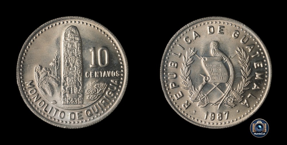 Guatemala - 10 Centavos - 1987
