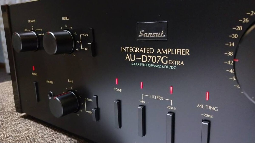 Sansui AU-D707G EXTRA (A) Integrated amplifier Maintenance completed good