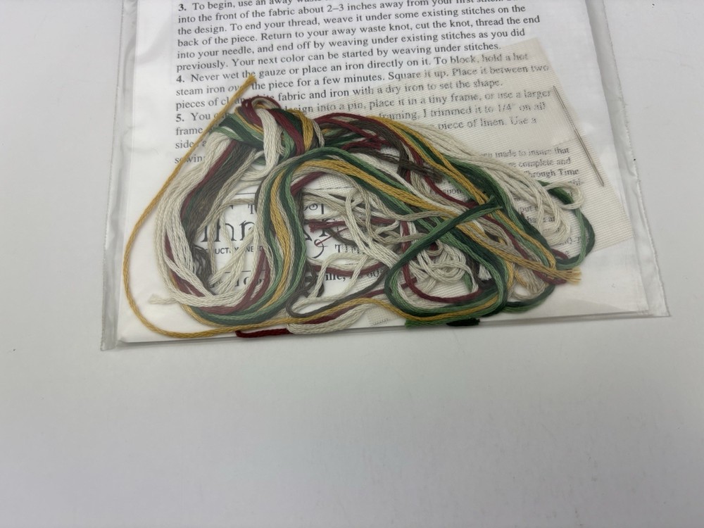 Threads Through Time Caribou Christmas Needlepoint Pattern Kit 6S