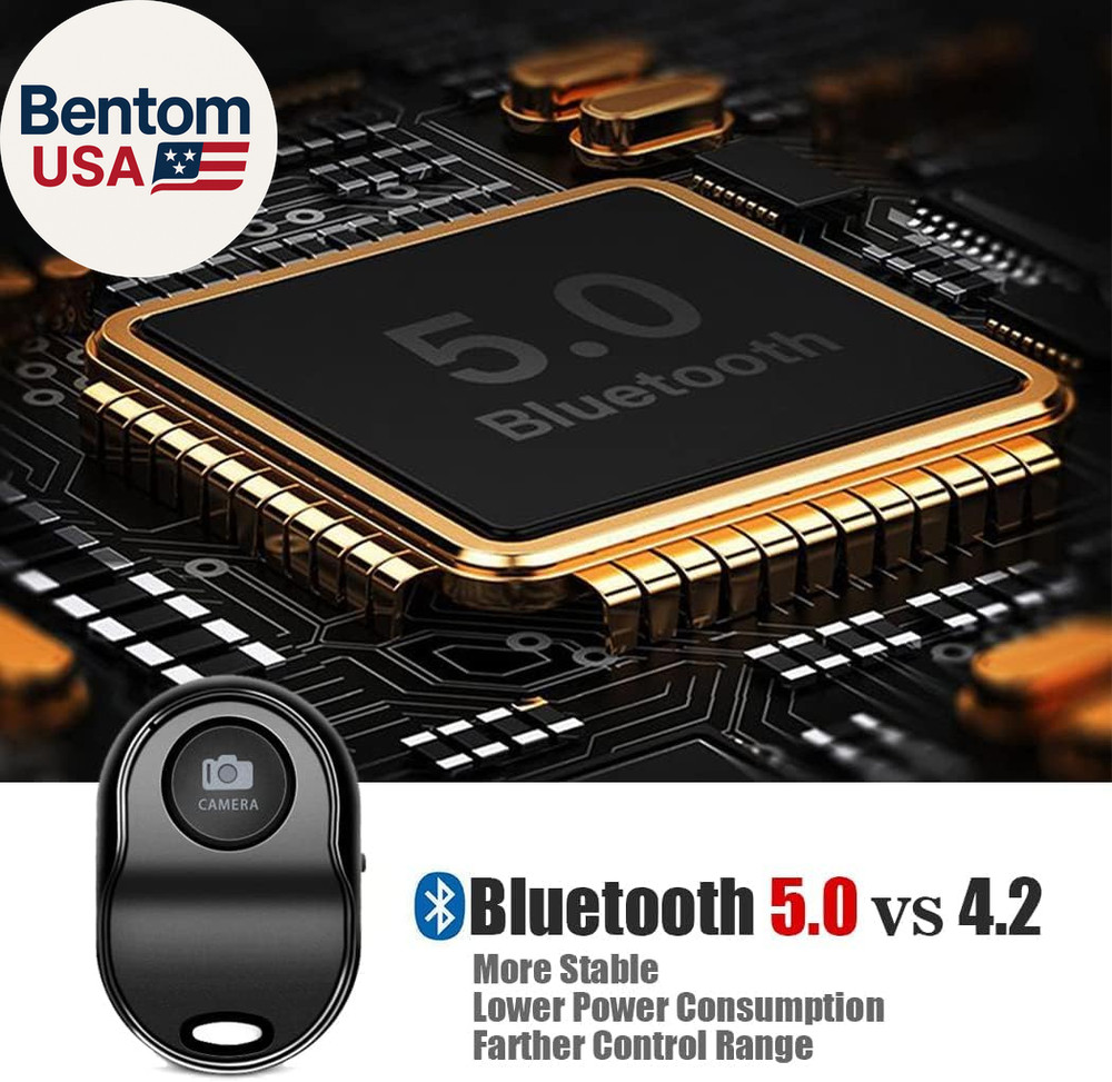 [Upgraded] Bluetooth 5.0 Remote Shutter for Iphone & Android Camera Wireless Rem