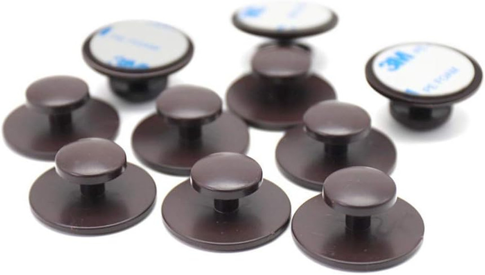 10 Pcs Self-Stick Drawer Knobs Instant Cabinet Drawer Mini Handle Helper Kitchen