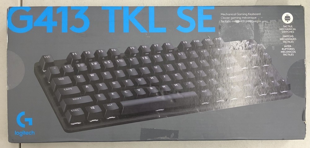 Logitech G413 TKL SE Mechanical Gaming Keyboard - Black