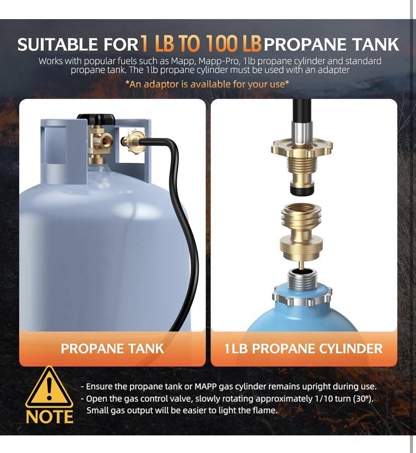 Propane Torch Weed Burner