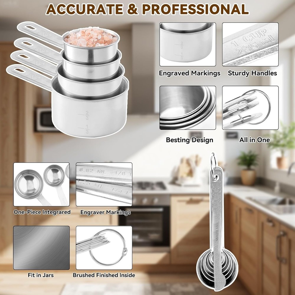 5-Speed Hand Mixer & 4 Nesting Bowls Set - Essential Kitchen Tools for Beginners