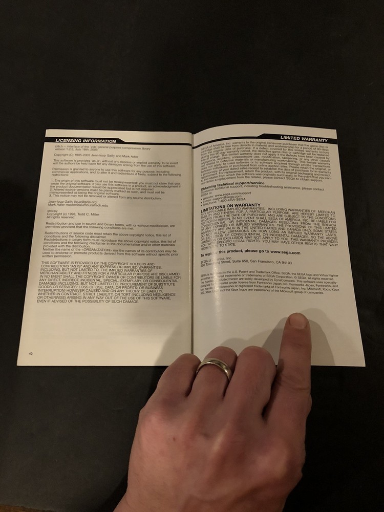 virtua fighter 5 xbox 360 Manual Only