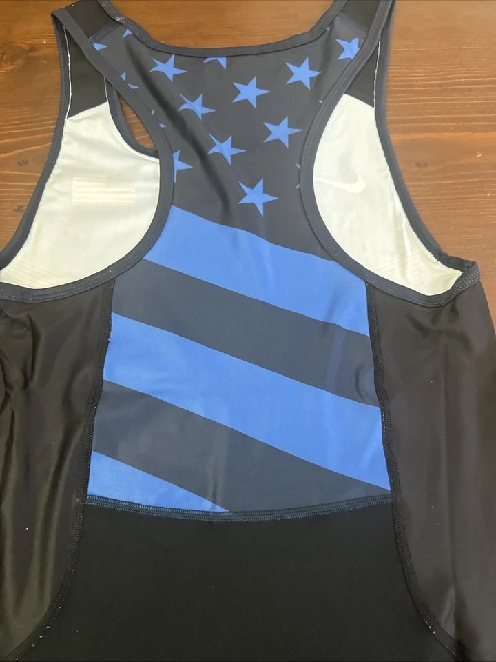 Nike USA Weightlifting / wrestling Singlet Gym Stars Team Men’s size sizes