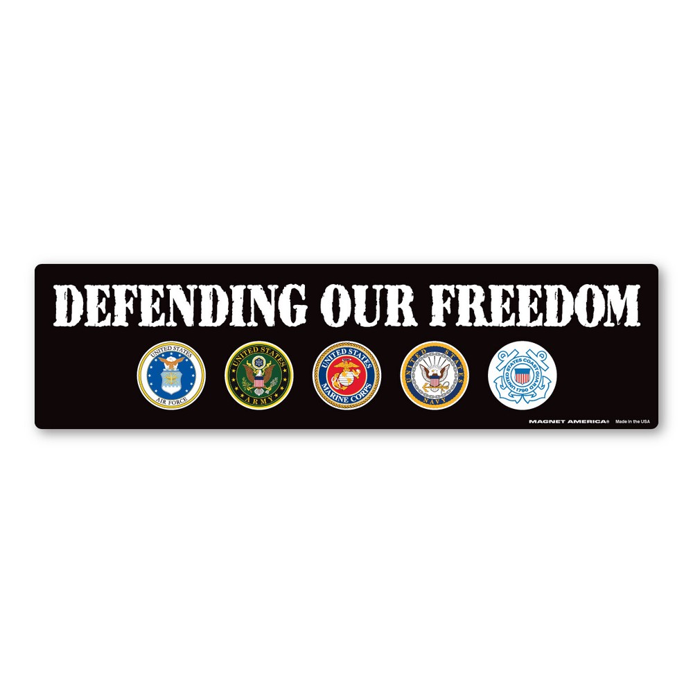 Defending Our Freedom Bumper Strip Magnet