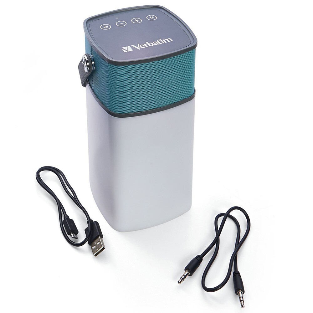 Verbatim 2-in-1 Water Resistant Wireless Bluetooth Speaker and Lantern