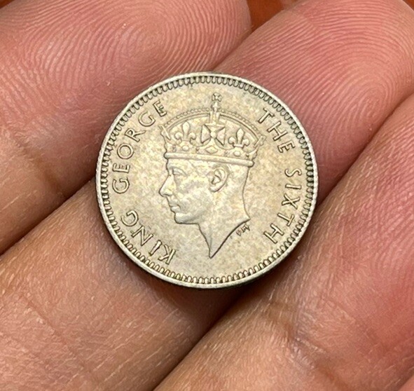 1948 Malaya 5 Cents Coin High Value