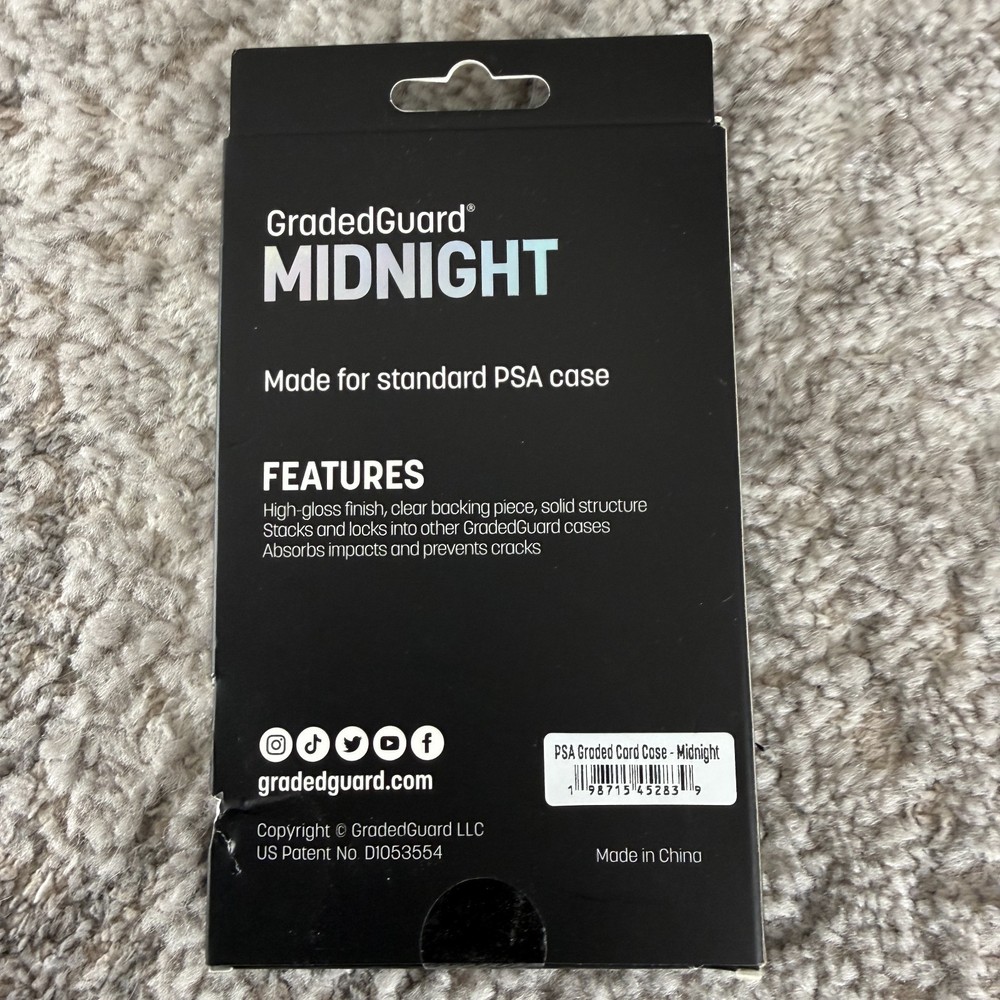 GradedGuard PSA Graded Card Case Guard Protector MIDNIGHT Limited Edition
