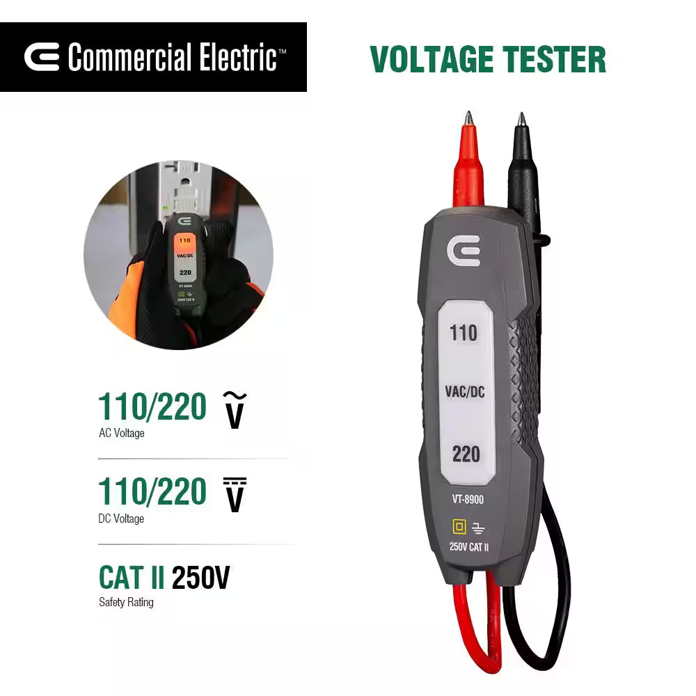 110-Volt/220-Volt Voltage Tester