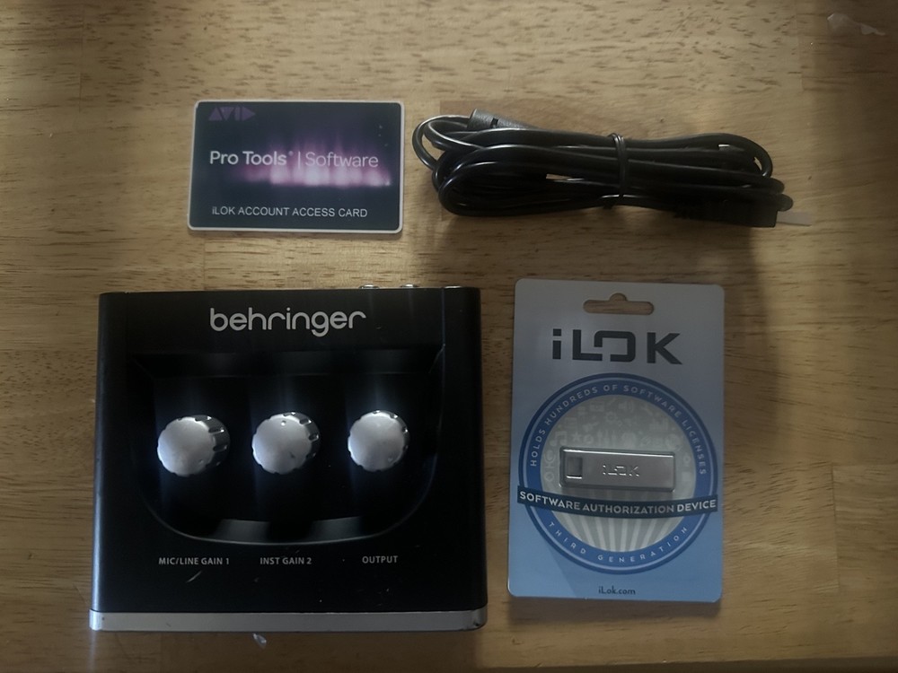 Avid Pro Tools Studio 2026 PERPETUAL Bundle with Behringer UM2 USB Interface