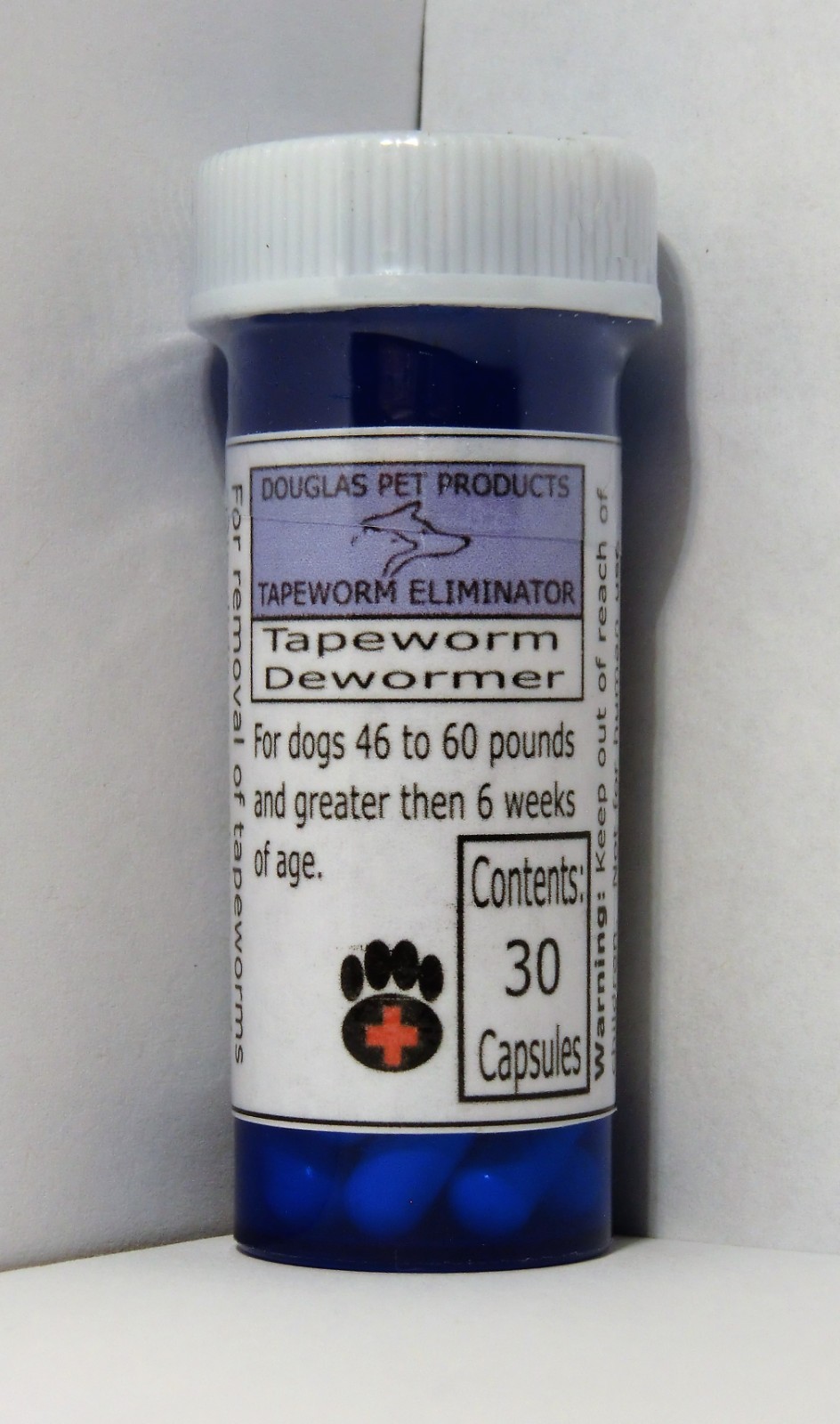 Expert Care- Tapeworm Killer 4 Dogs & Puppies 46 to 60lbs - ONE DOSE will do it!