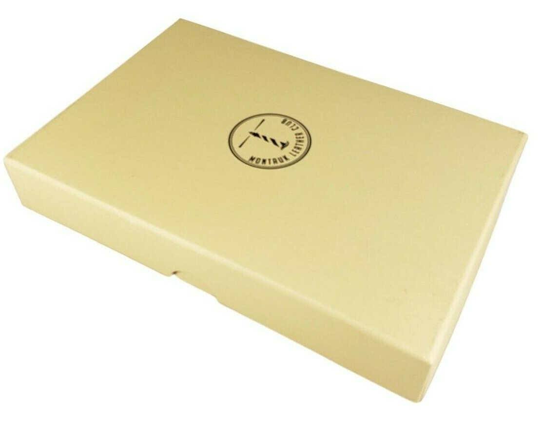 Black Leather Trifold Chain Motorcycle Biker Trucker Long Wallet With Belt Hook