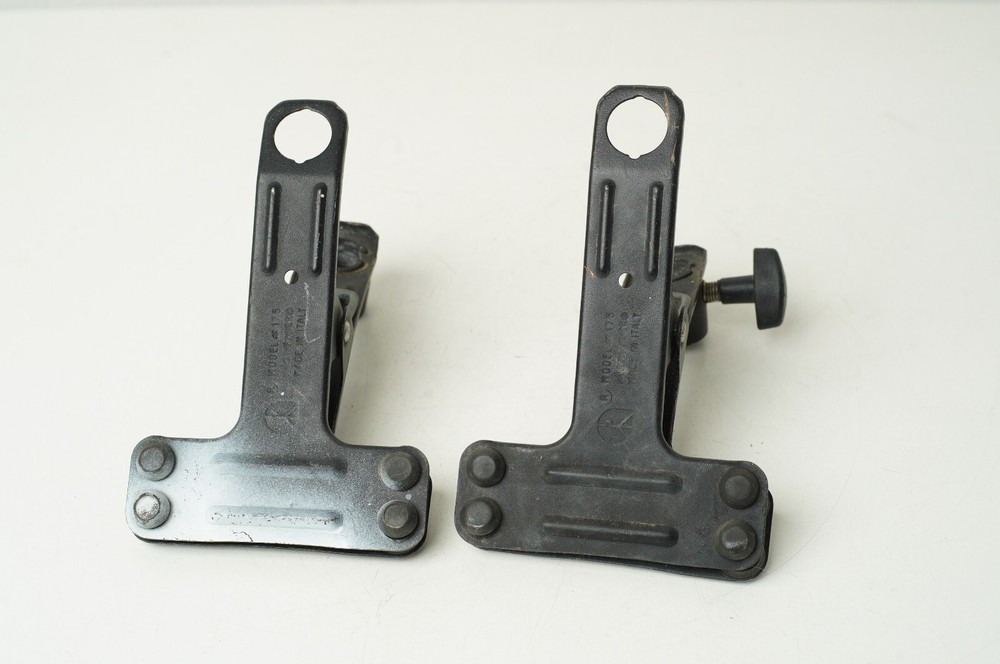2 - Manfrotto 175 Spring Clamp Grip Set Equipment - Bent / Missing Screw