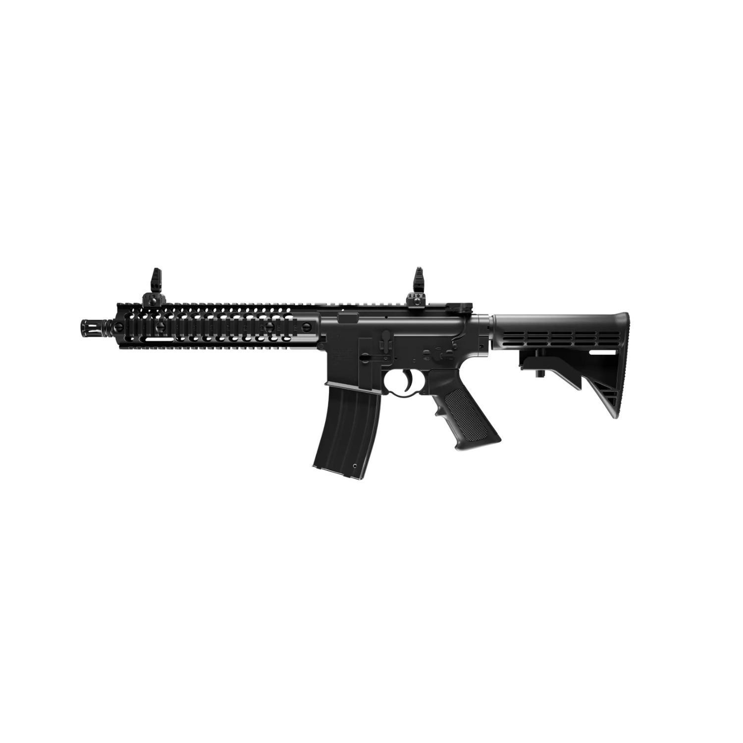 Crosman Full Auto R1 BB Air Rifle CO2 Powered Full and Semi Auto 430 FPS (Black)