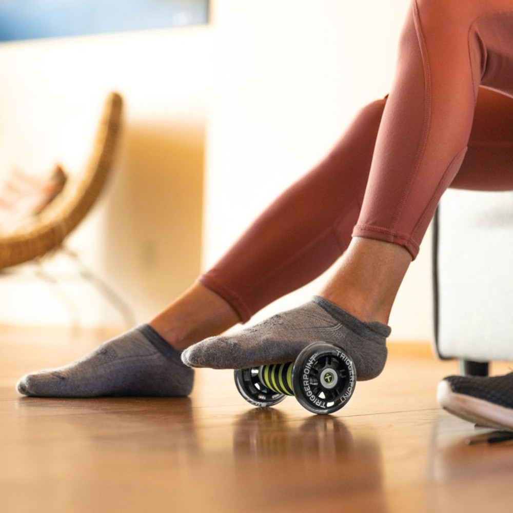 TriggerPoint NANO LTE Foot Massage Roller - Black/Lime