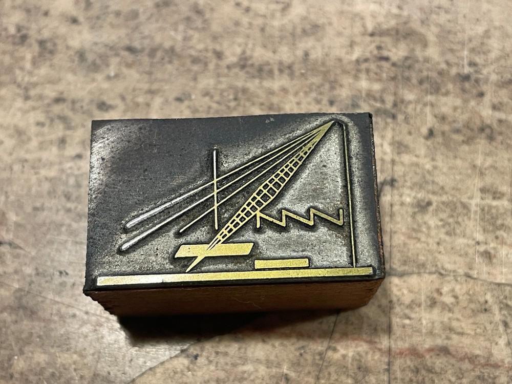 Printing Letterpress Printers Block Abstract Graphic (1426)