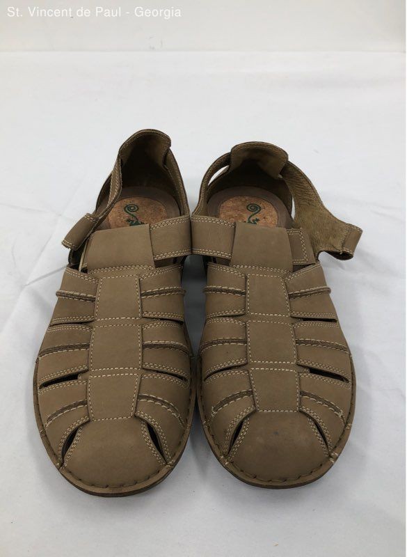 Geekol Brown Solid Strappy Sandal Men