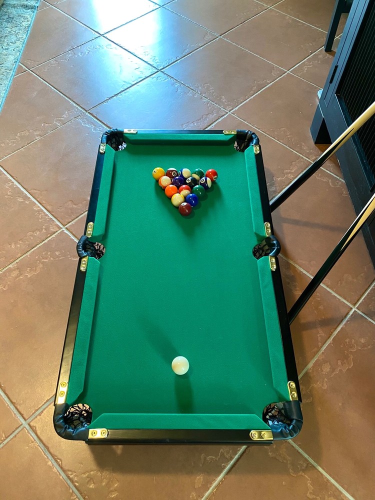 Tabletop Mini Pool Table / Billiards Set, Kid's Games Tabletop