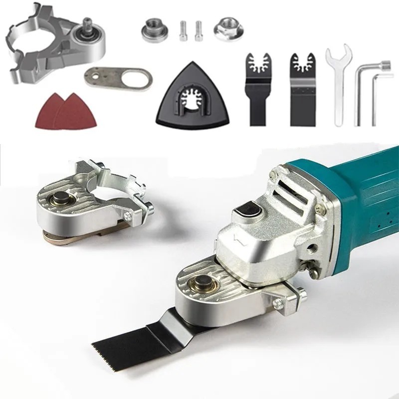 Angle Grinder Oscillating Tool Adapter Kit Saw Blade Sanding Set