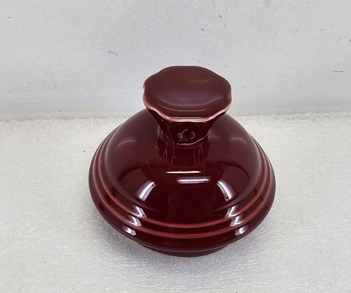 Fiesta cinnabar Coffee Server Lid Homer Laughlin Retired