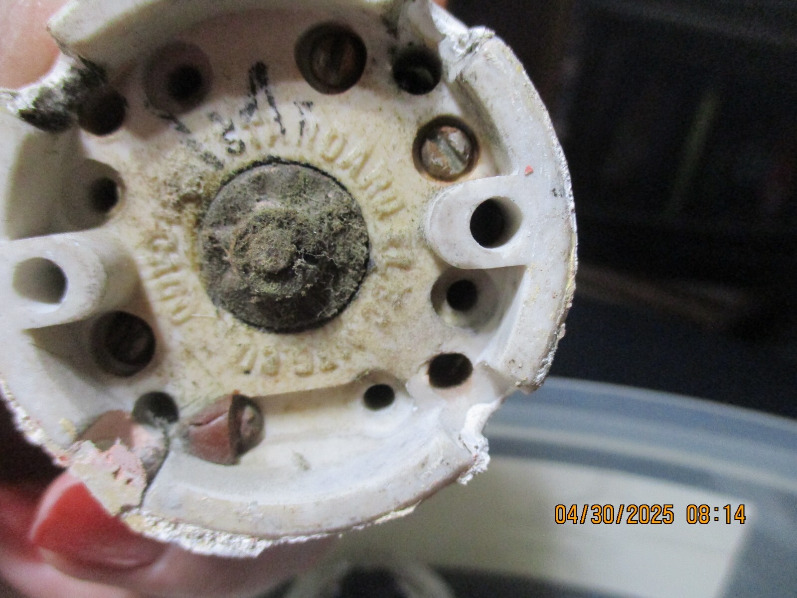 17 PC Vintage Ceramic Porcelain Light Electric Switches Button & toggle & parts