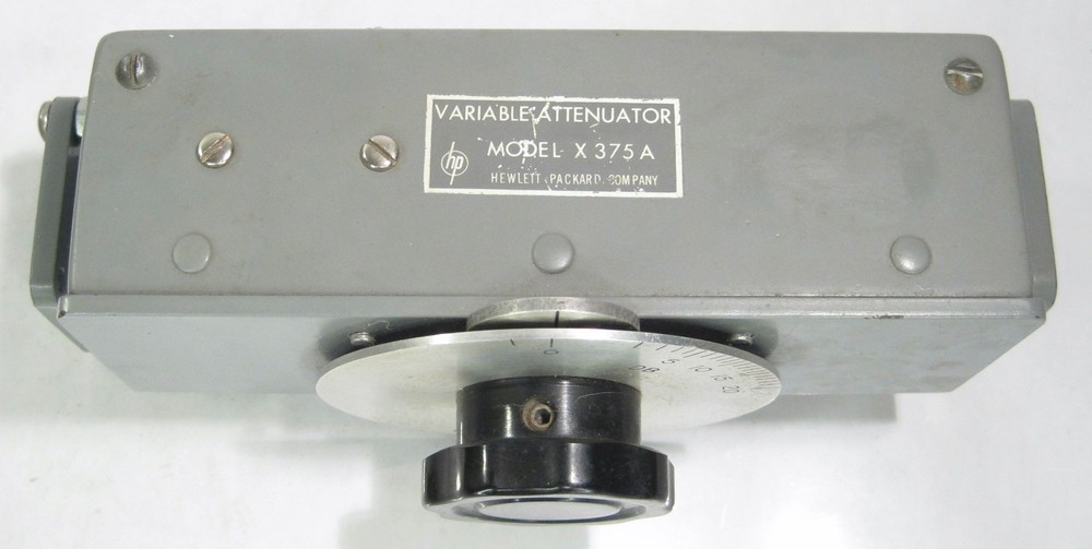 Hewlett-Packard HP Vintage Variable Attenuator Model X375A Surplus Used