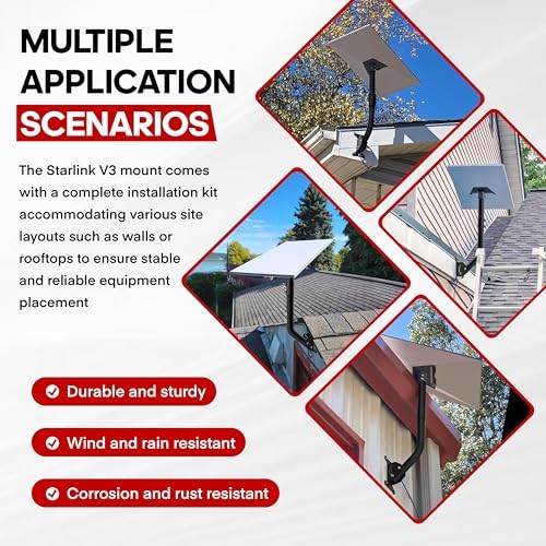 Gen 3 Starlink Mount - Adjustable Starlink Mounting Kit with Telescoping