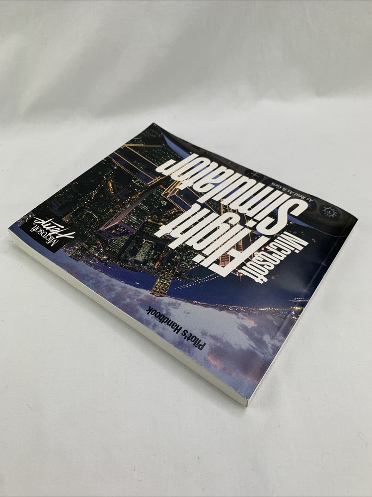 MICROSOFT FLIGHT SIMULATOR v. 5.0 1993 MS-DOS Pilots HANDBOOK manual book